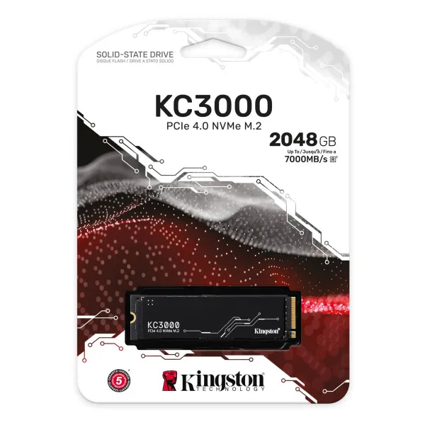 SSD Kingston M.2 NVMe 2TB SKC3000D/2048G PCIe 4.0 x 4