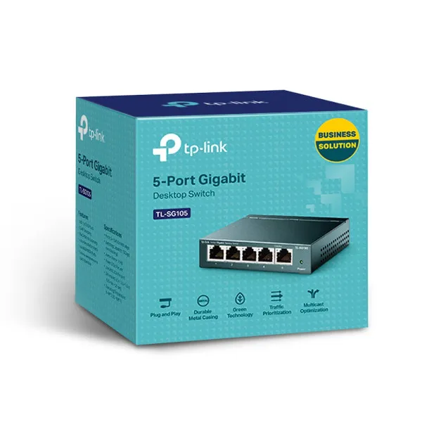 LAN Switch TP-LINK TL-SG105 Gigabit 10/100/1000Mbps metal
