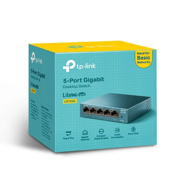 LAN Switch TP-LINK LS105G Gigabit 10/100/1000Mbps