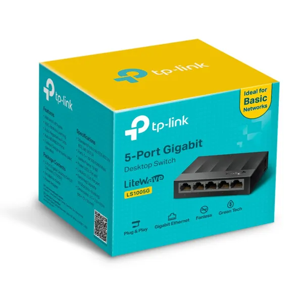 Switch TP-Link LS1005G 5-port 10/100/1000