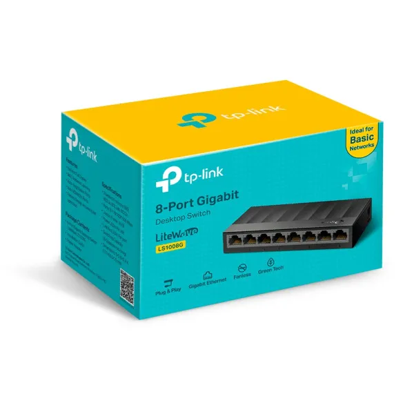 Switch TP-Link LS1008G 8-port 10/100/1000