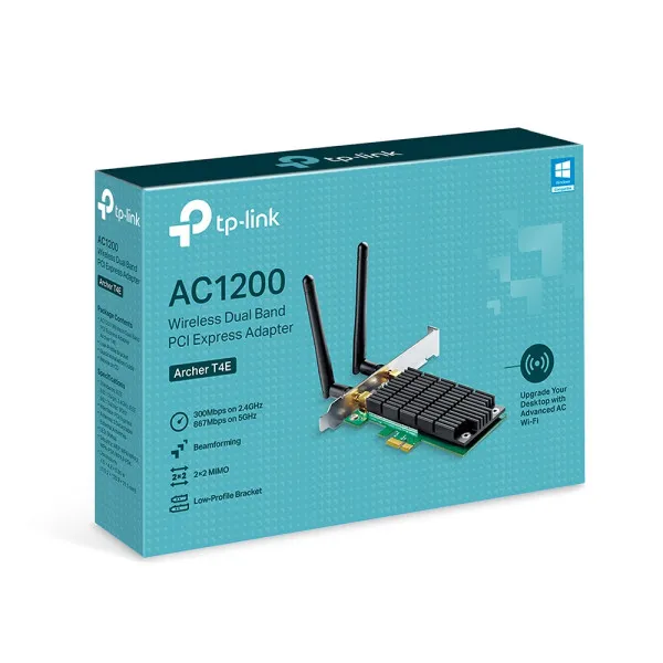 LAN MK PCI-E TP-Link Archer T4E wireless AC1200 dual band
