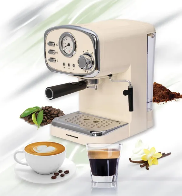 Espresso aparat HEINNER Retro HEM-1100CR 15bar/1,25l