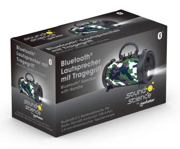 Zvučnik Bluetooth Manhattan 165341 3W/3.5mm/USB/CR