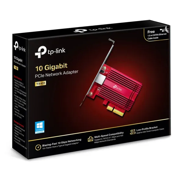 LAN MK PCI-E TP-Link TX401 10Gb RJ45