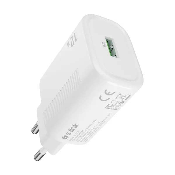 Struni adapter S-link SL-EC40 5V/12W 2400MA Beli