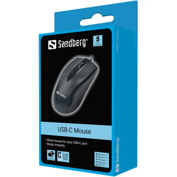 Miš žični Sandberg USB-C 631-04