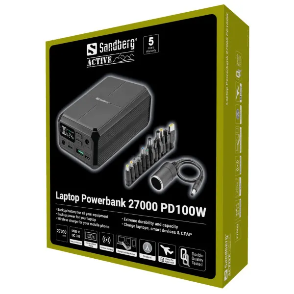 Powerbank Sandberg 421-13 27000mAh/99,9Wh/PD100W