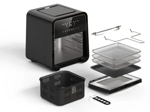 Friteza Air Fryer HEINNER MASTERFRY HAF-B12BK2000/mini rerna/2000W