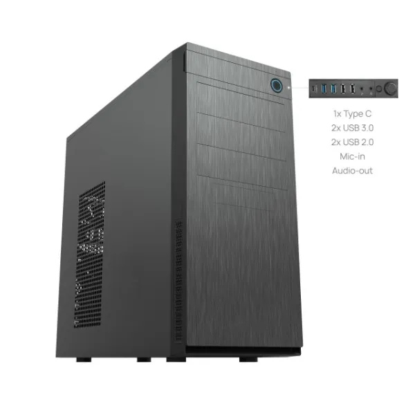 Kuciste Chieftec HC-10B-OP, Crni