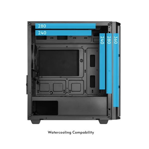 Kuciste Chieftec Pro mini mATX, Crni AZ-01B-OP