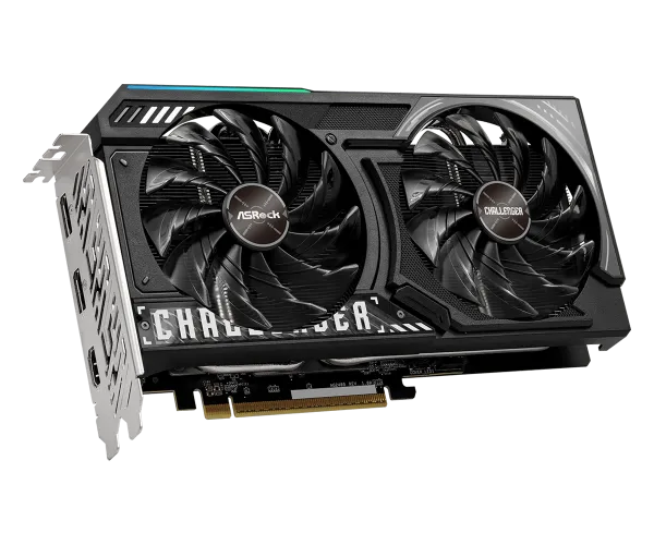 SVGA ASrock RX 9060 XT Challenger 16GB/GDDR6/128bit/crna, RX9060XT CL 16GO