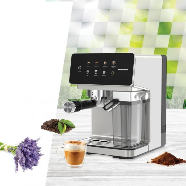Espresso aparat HEINNER HEM-LK20DMLK/20bar/1,6l/posuda za mleko