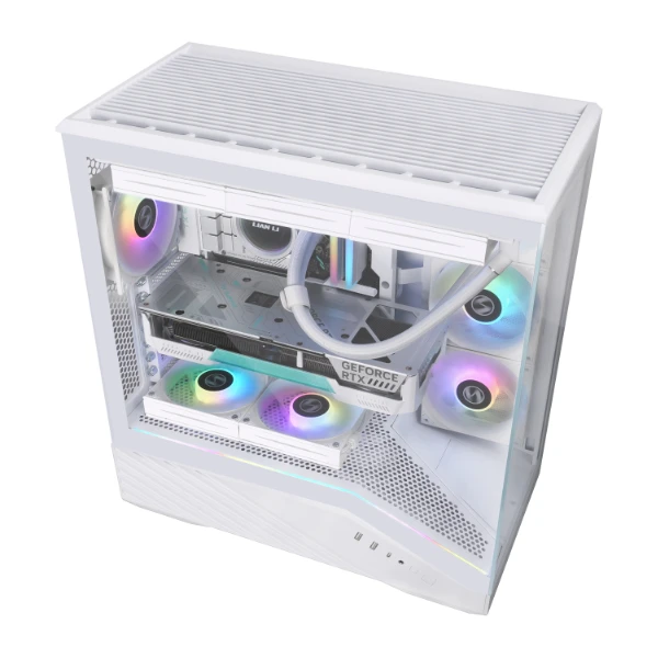 Kućište Lian Li Vector V100 Midi-Tower/ATX/RGB,/Window/BELO/G99.V100RW.00