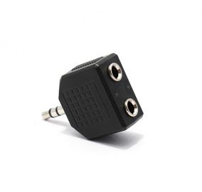 Adapter Aux 3.5mm na 2x 3.5mm 