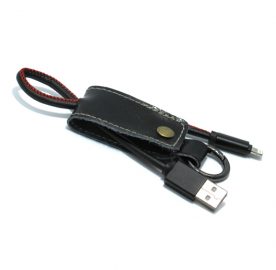USB data kabal Pendant za Iphone lightning crni 