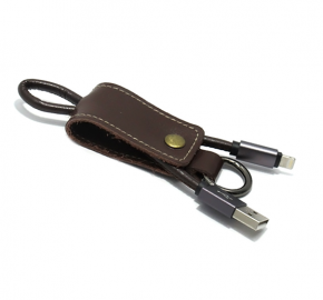 USB data kabal Pendant za Iphone lightning ljubicasti 