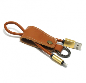 USB data kabal Pendant za Iphone lightning zlatni 