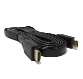 HDMI kabal na HDMI 3m FLAT crni