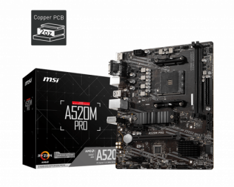 MB AM4 MSI A520M-A PRO