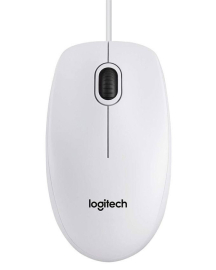 Miš žični Logitech B100 optički beli 910-003360
