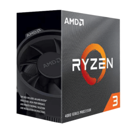 CPU AM4 Ryzen 3 4100, 4C/8T, 3.80-4.00GHz 100-100000510BOX