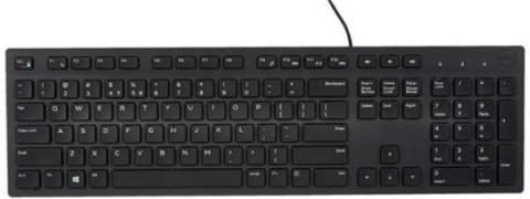 Tastatura USB Dell Multimedia KB216 USB US crna