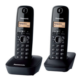 Telefoni Fiksni bezicni PANASONIC KX-TG1612FXH - 2 Slusalice