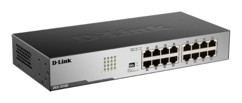 LAN Switch D-Link DGS-1016D/E 10/100/1000Mbps 16port Gigabit