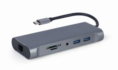 Docking station Cablexpert A-CM-COMBO7-01 USB-C - HDMI/VGA/3xUSB/PD/CD/GLAN