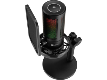 Stoni mikrofon Sandberg Streamer USB RGB 126-39