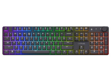 Tastatura TRUST GXT868 TORIX WRLS Mehanicka/US/crna
