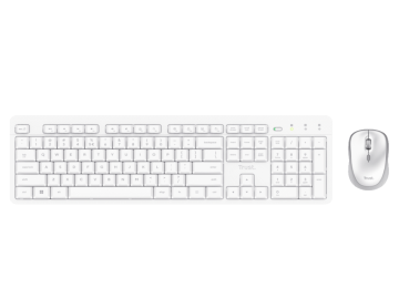 Tastatura+miš TRUST ODY II bežicna /US/bela