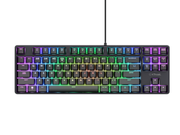 Tastatura TRUST  GXT864 CADA TKL GAMING KEYBOARD US