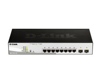 LAN Switch D-Link DGS-1210-10P/E 10/100/1000 8PoEport/2SFP Smart