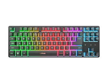Tastatura+miš TRUST GXT 832 Thado Wireless TKL set/US/crna