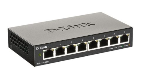 Switch D-Link DGS-1100-08V2/E upravljiv