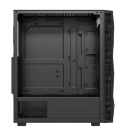 Kuciste Raidmax Obsidian window/black, 4x 120mm RGB/650W/RO650RGB