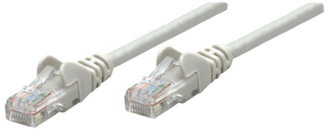 LAN UTP kabl intellinet 334112 Cat6 CCA//Sivi/2m