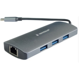 USB-C HUB 3port Cablexpert A-CMU-LAN-05 USB-C - 3xUSB 30./LAN