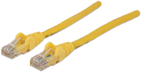 LAN UTP kabl intellinet 342346 Cat6 CCA/Žuti/1m