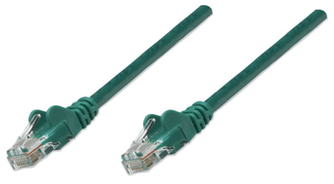 LAN UTP kabl intellinet 342476 Cat6 CCA/Zeleni/1m