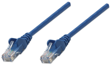 LAN UTP kabl intellinet 342575 Cat6 CCA/Plavi/1m