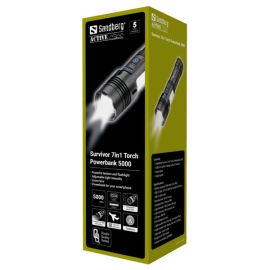 Baterijska lampa i powebank Sandberg Survivor 7u1 5000 421-08