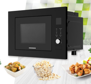Ugradna mikrotalasna Heinner HMW-BI2360BK 23l/800W/100W Grill/Crna