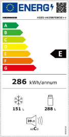SBS frižider HEINNER  HSBS-H439NFXWDE++ 439l/NoFrost/dispanzer/inverter/Inox