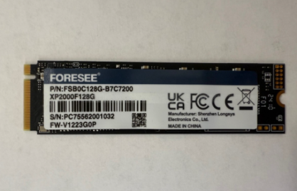 SSD Foresee 128GB M.2 2280 FSB0C128G-B7C7200 BULK