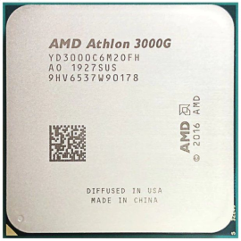 CPU AM4 AMD Athlon 3000G 2C/4T 3.5GHz, 5MB, YD3000C6M2OFH