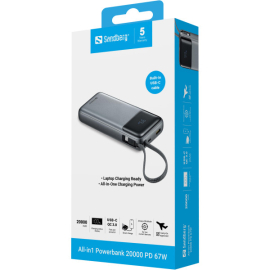 Powerbank Sandberg All in1 421-29 20000mAh PD67W