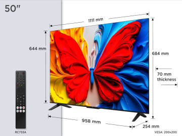 Televizor TCL 50S5K/QLED/50